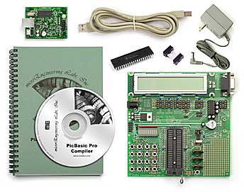 Developer's Bundle - includes PicBasic Pro, U2 Programmer & LAB-X1 Lab Board