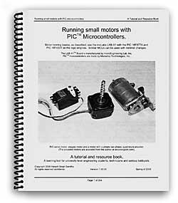 Running Small Motors with PIC Microcontrollers