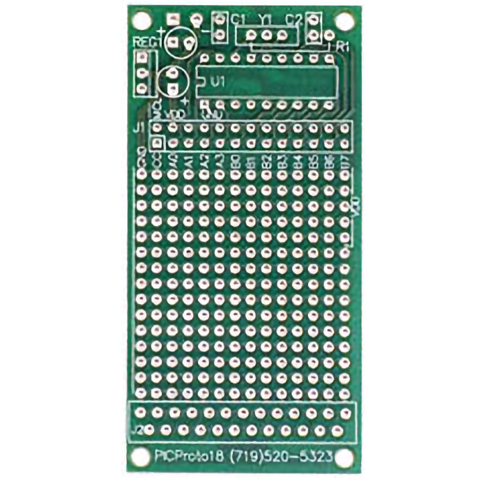 PICProto18 for: all 18-pin PICmicro microcontrollers PP18
