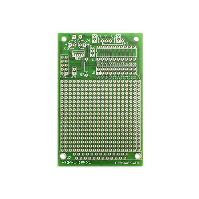 PICPROTO20 for 8, 14, and 20-pin PICmicro MCUs PP20
