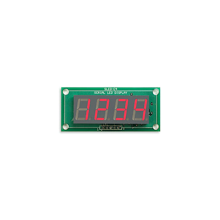 Serial 4-Digit LED Display Module - STANDARD SLEDC4
